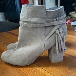 Lulus Taupe Booties